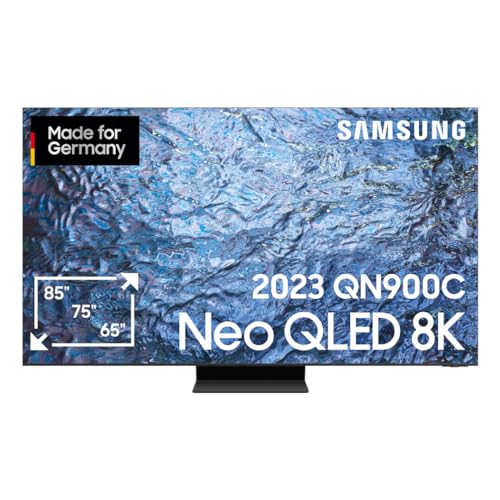 Samsung Neo QLED 8K QN900C 75 Zoll Fernseher (GQ75QN900CTXZG, Deutsches Modell), Neo Quantum HDR 8K Pro, Neural Quantum Prozessor 8K, Infinity Screen, Smart TV [2023] im Sale