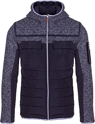 Almgwand M Asitzkopf Schwarz - Elastische winddichte Herren Hybridjacke, Größe 48 - Farbe Black - Shadow