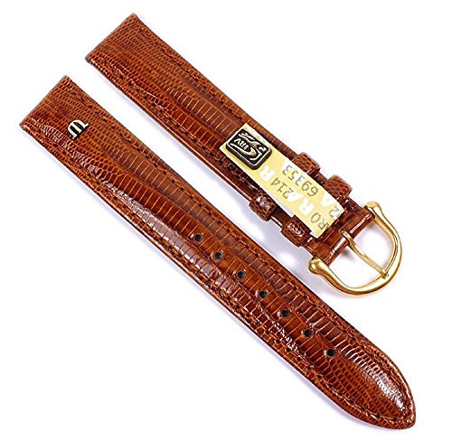 MAURICE LACROIX Ersatzband Uhrarmband Echt Teju-Eidechsen-Leder Braun 21550G, Stegbreite:17mm im Sale