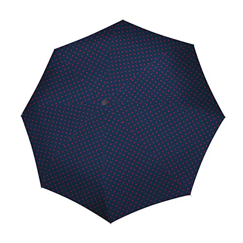 reisenthel umbrella pocket duomatic mixed dots red Kompakter Taschenschirm aus recycelten PET-Flaschen Mit großer Drucktaste und ergonomisches Griffdesign, Couleur:mixed dots red im Sale