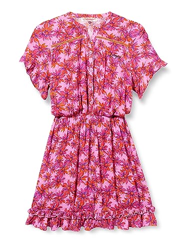 Vingino Girl's Penna Casual Dress, Floral Lilac, 14 im Sale