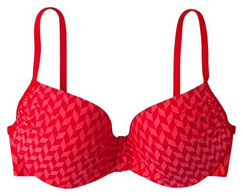 Etirel Damen Miriam Zig Zag Bikini, rot, 38C im Sale