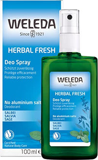 Thumbnail for WELEDA Bio Deodorant HERBAL FRESH - erfrischend-herbes Naturkosmetik Deo mit natürlichen ätherischen Ölen, Aluminiumfrei & vegan wirkt das Deospray desodorierend ohne Poren zu verschließen (1x 100ml) im Sale