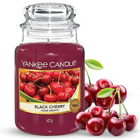 Thumbnail for Yankee Candle Duftkerze im Glas (groß) – Black Cherry – Kerze mit langer Brenndauer bis zu 150 Stunden – Perfekte Geschenke für Frauen im Sale