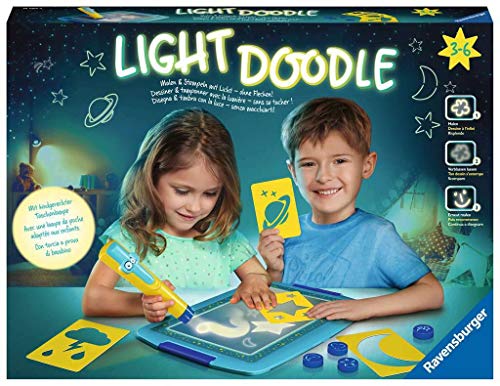 Ravensburger 18084 - Light Doodle Moon & Stars