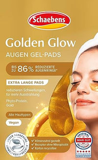 Thumbnail for Schaebens Golden-Glow Augen Gel-Pads - Multi Effekt - reduzieren Augenringe und Schwellungen VEGAN