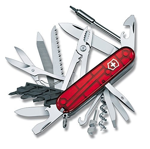 Victorinox Schweizer Taschenmesser Gross, Cyber Tool L, Swiss Army Knife, Multitool, 39 Funktionen, Klinge, Mini-Schraubendreher 1.5 mm im Sale