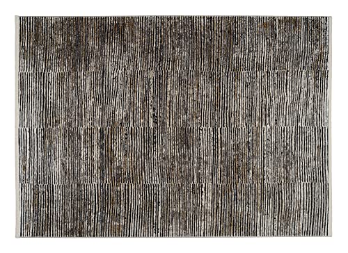 Musterring Teppich Colorado Stripe 971 beige-schwarz 67 x 130 cm im Sale