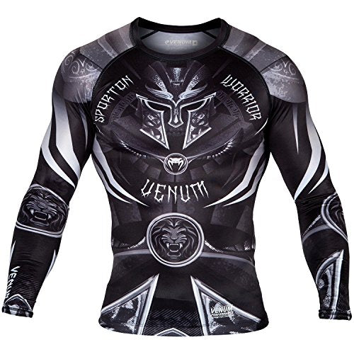 Venum, Gladiator 3.0 Rashguard, Herren, L, Schwarz/Weiß im Sale