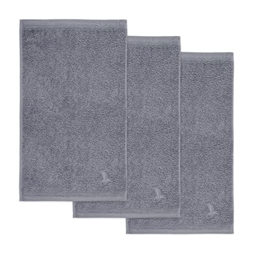 möve Superwuschel Gästetuch 30 x 50 cm aus 100% Baumwolle, stone 3er Set im Sale