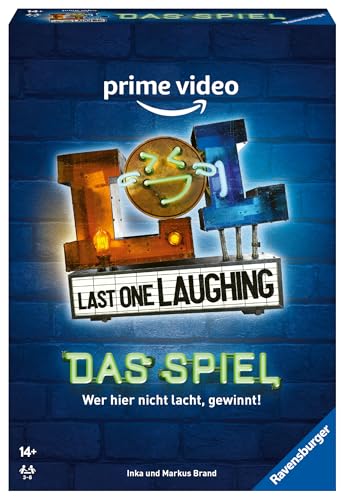 Ravensburger 27524 - Last One Laughing - Das Partyspiel zur Show, LOL Spiel für 3-8 Spieler ab 14 Jahren, über 350 Aufgaben zur Nicht-Lachen-Challenge, das lustige Kartenspiel zur LOL Staffel 1 2 3 4 im Sale