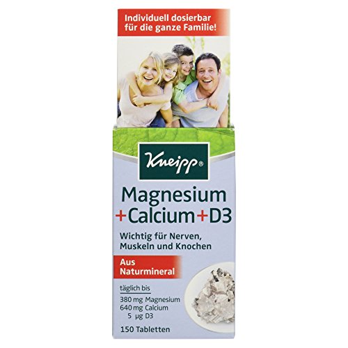 Kneipp Magnesium + Calcium D3 aus Naturmineral, 150 Tabletten, 117 g im Sale