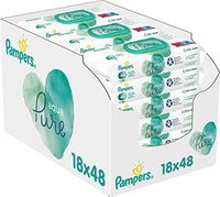 Thumbnail for Pampers Pampers Aqua Pure Baby Feuchttücher, 864 Tücher (18 x 48), Alte Version