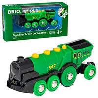 Thumbnail for BRIO World 33593 Grüner Gustav elektrische Lok - Batterie-Lokomotive mit Licht & Sound - Kleinkinderspielzeug empfohlen ab 3 Jahren