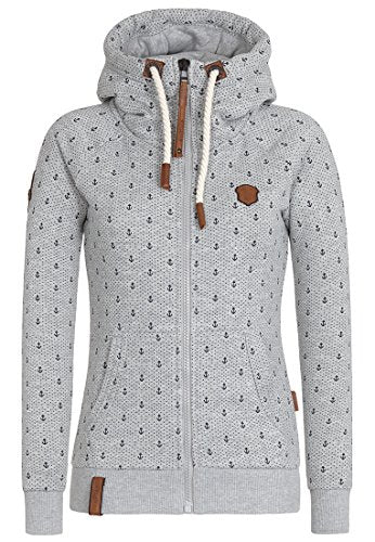 Naketano Damen Kapuzenjacke Brazzo Ankerdizzel Zip Hoodie im Sale