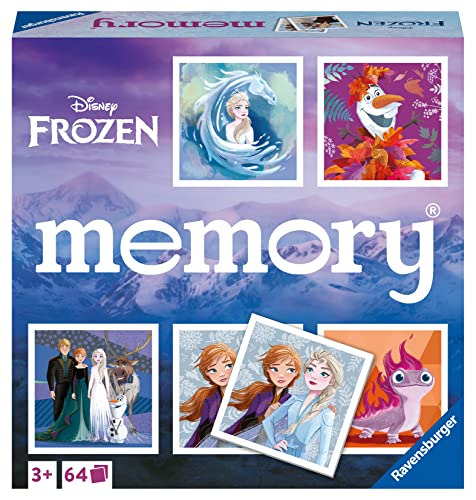 Ravensburger - 20890 - Disney Frozen memory®, der Spieleklassiker Fans von Die Eiskönigin, Merkspiel für 2-8 Spieler ab 3 Jahren, Frozen Spielzeug, Anna und Elsa Geschenke im Sale