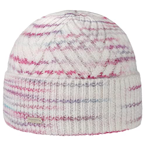 Seeberger Malissa Umschlagmütze Strickmütze Wintermütze Beanie Damenmütze (One Size - pink) im Sale