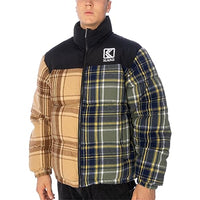 Thumbnail for Karl Kani Unisex KU233-007-1 KK OG Flannel Block Puffer Jacket  Multicolor im Sale