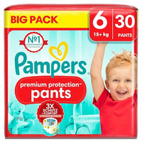 Thumbnail for Pampers Premium Protection Pants, Gr.6 Extra Large 15+kg Big Pack (30 Stück)