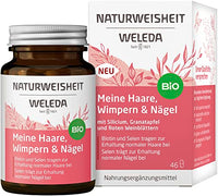 Thumbnail for WELEDA Naturweisheit Meine Haare, Wimpern & Nägel - Bio Nahrungsergänzung mit Biotin, Selen, Silicium & Granatapfel für schönes Haar & gesunde Fingernägel (46 Kapseln, laktosefrei, glutenfrei, vegan)