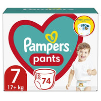 Thumbnail for Pampers Pants Boy/Girl 7 74 pc(s)