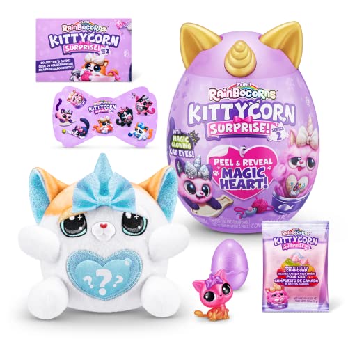 Rainbocorns Kittycorn Surprise Serie 2, Pomme Exotische Katze, von ZURU, Kuscheltier (Exotische Katze)