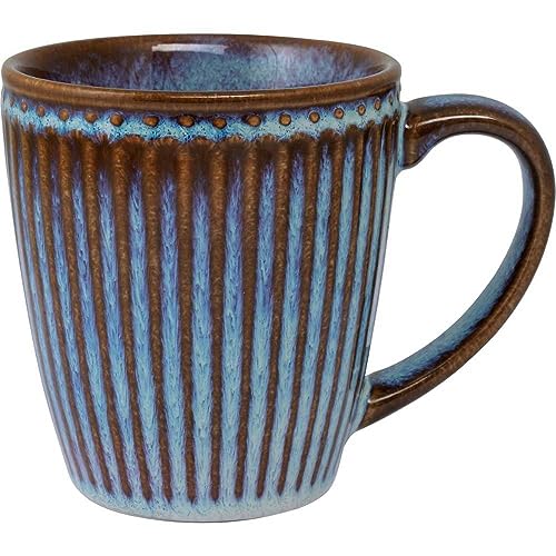 GreenGate Becher Alice Oyster Blue Blau 400ml Kaffeebecher Everyday Geschirr