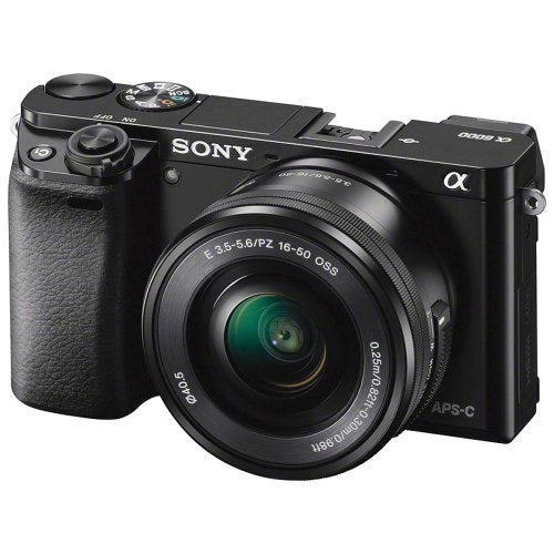 Sony Alpha 6000 Systemkamera (24 Megapixel, 7,6 cm (3) LCD-Display, Exmor APS-C Sensor, Full-HD, High Speed Hybrid AF) inkl. SEL-P1650 Objektiv schwarz