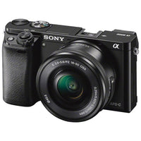 Thumbnail for Sony Alpha 6000 Systemkamera (24 Megapixel, 7,6 cm (3) LCD-Display, Exmor APS-C Sensor, Full-HD, High Speed Hybrid AF) inkl. SEL-P1650 Objektiv schwarz