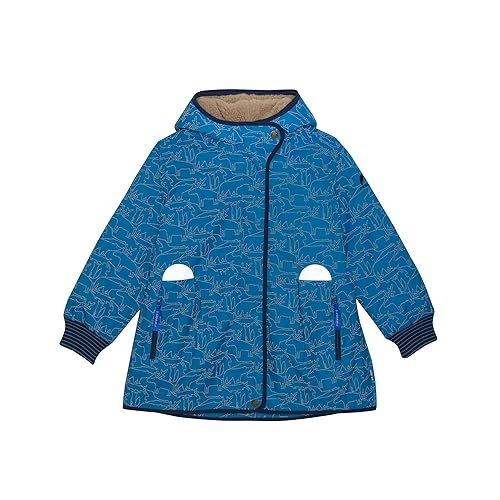 Finkid Aina Ice 2 in 1 Mädchen Outdoorjacke mit herausnehmbarem Steppfutter und reflektierendem Animal Print im Sale