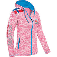 Thumbnail for Nebulus Damen Fleecejacke NORSKA, warme Fleece Jacke, mit langem Full-Zip Reißverschluss, pink - L/40 im Sale