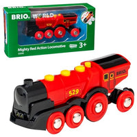 Thumbnail for BRIO World 33592 Rote Lola elektrische Lok - Batterie-Lokomotive mit Licht & Sound - Kleinkinderspielzeug empfohlen ab 3 Jahren, tolles im Sale