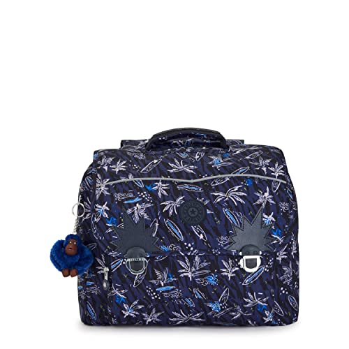 Kipling INIKO Schultasche mit gepolsterten Schultergurten 37 cm 18 Surf Sea PRT, Surf Sea PRT, Einheitsgröße, Iniko im Sale