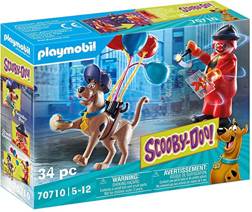 PLAYMOBIL Scooby-DOO! 70710 Abenteuer mit Ghost Clown, Ab 5 Jahren