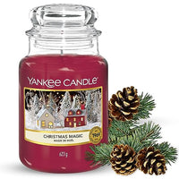 Thumbnail for Yankee Candle Duftkerze im Glas (groß) / Christmas Magic / Brenndauer bis zu 150 Stunden im Sale