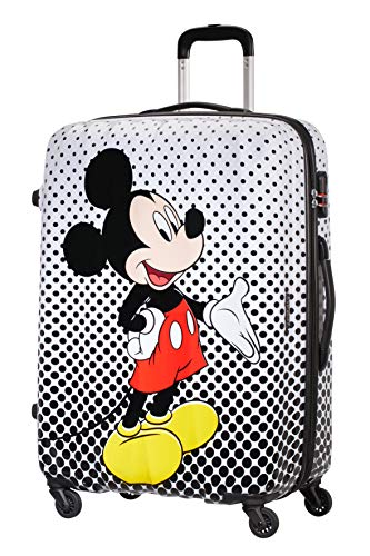 American Tourister Disney Legends - Spinner L, Kindergepäck, 75 cm, 88 L, Mehrfarbig (Mickey Mouse Polka Dot) im Sale