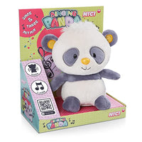 Thumbnail for NICI Kuscheltier Singing Panda 20cm I Plüschtier mit Sing & Tanzfunktion mit 2 Songs a 30 Sekunden inkl. Batterien I Spielzeug zum singen & tanzen – 48417