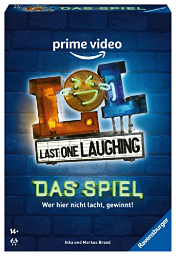 Ravensburger 27524 - Last One Laughing - Das Partyspiel zur Show, LOL Spiel für 3-8 Spieler ab 14 Jahren, über 350 Aufgaben zur Nicht-Lachen-Challenge, das lustige Kartenspiel zur LOL Staffel 1 2 3 4