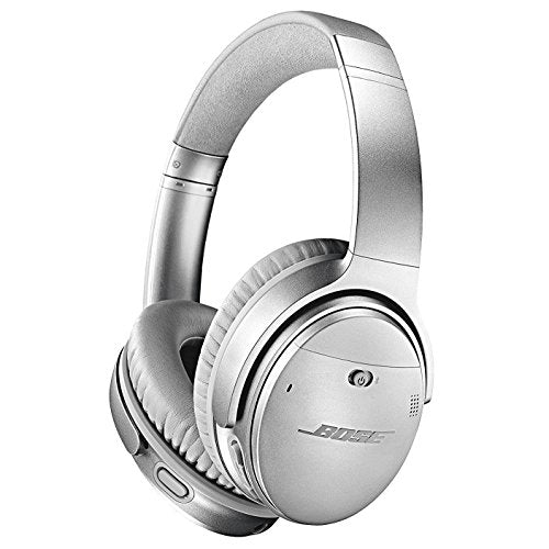 Bose QuietComfort 35 Wireless Headphones II Kabellose Noise-Cancelling-Kopfhörer mit Bluetooth im Over-Ear-Design mit Integriertem Mikrofon und Alexa-Sprachsteuerung, Silber Standard Headset Size im Sale