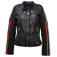 Thumbnail for Roberto Geissini Damen Lederjacke DARA - Bikerjacke 48 - Black im Sale