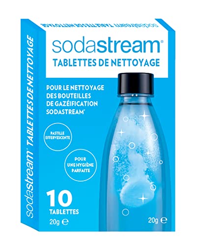 SodaStream Reinigungstabletten, Karton, 11°x°2°x°17°cm, Weiß/Blau, 10 Stück