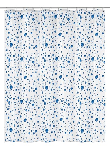 Kleine Wolke Duschvorhang Bubble, 180 x 200 cm, Marineblau im Sale