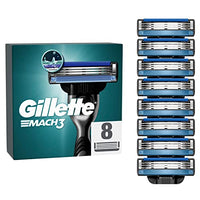 Thumbnail for Gillette Mach3 Rasierklingen für Rasierer, 8 Ersatzklingen für Nassrasierer Herren mit 3-fach Klinge