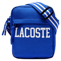 Thumbnail for Lacoste Herren Tasche Kuriertasche Umhängetasche Print Collage Ladigue Vertical Camera Bag, Farbe:Blau, Artikel:-N35 blue im Sale