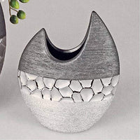 Thumbnail for formano Vase Silber-grau flach 21 cm 739896