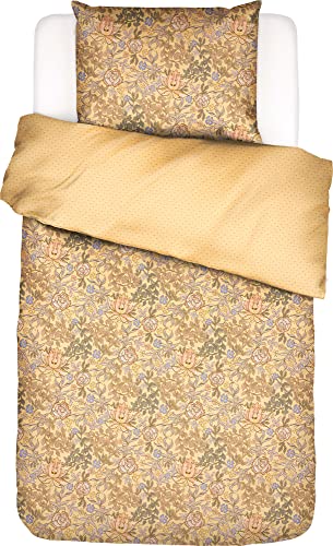 ESSENZA Bettwäsche Ophelia Sahara Sun,135x200 + 1x 80x80 cm, 100% Baumwollsatin, Blumen im Sale