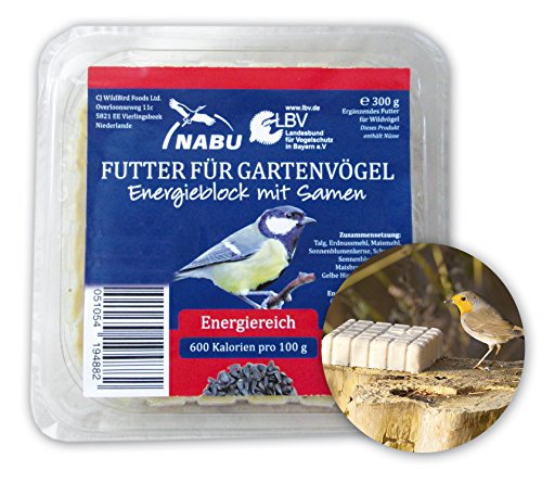 CJ Wildlife 103560715 Energieblock mit Samen 300 g für Wildvögel