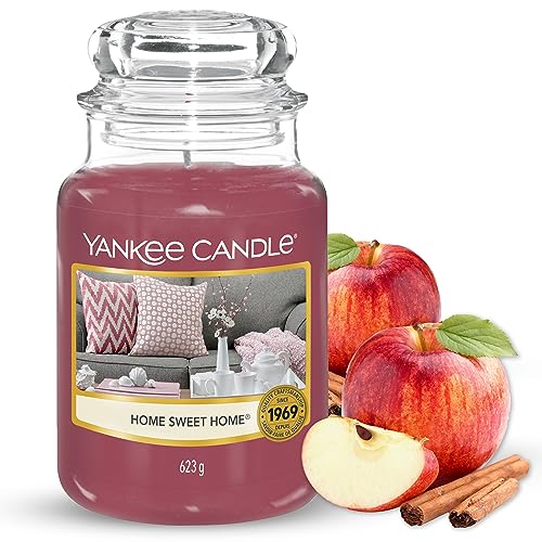 Yankee Candle Duftkerze | Home Sweet Home | Brenndauer bis zu 150 Stunden | Große Kerze im Glas im Sale