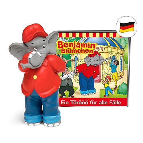 tonies Hörfiguren für Toniebox: Benjamin BLÜMCHEN Hörspiel - EIN Törööö für alle Fälle Figur - 18 packende Geschichten - ca. 61 Min. - ab 3 Jahre - DEUTSCH im Sale