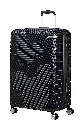 American Tourister Mickey Clouds, Spinner L, Erweiterbar Koffer, 76 cm, 94/104 L, Schwarz (Mickey True Black) im Sale